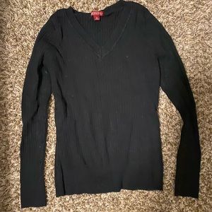 Merona black sweater size medium